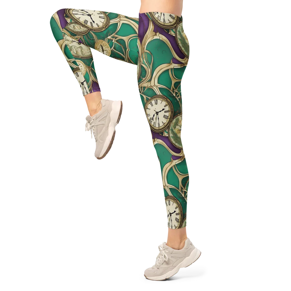 Horological Garden on Leggings — Left