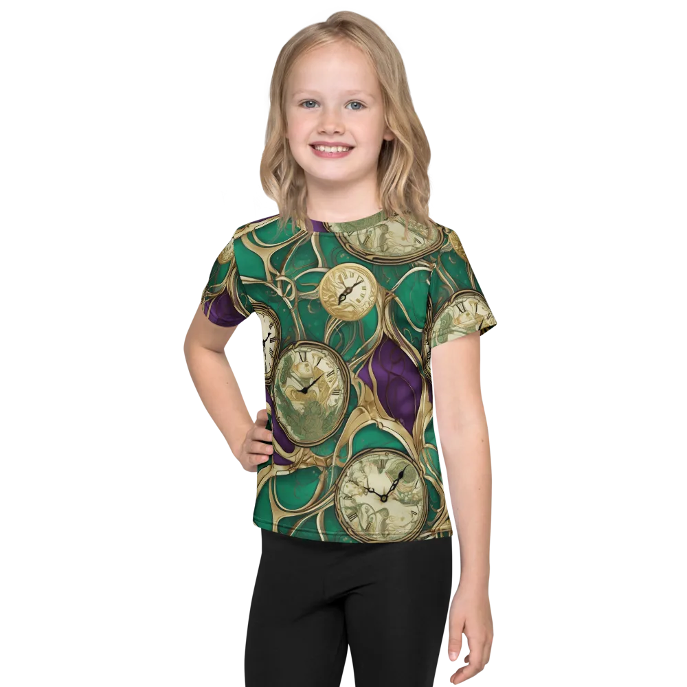 Horological Garden on Kids Crew Neck T-Shirt — Front