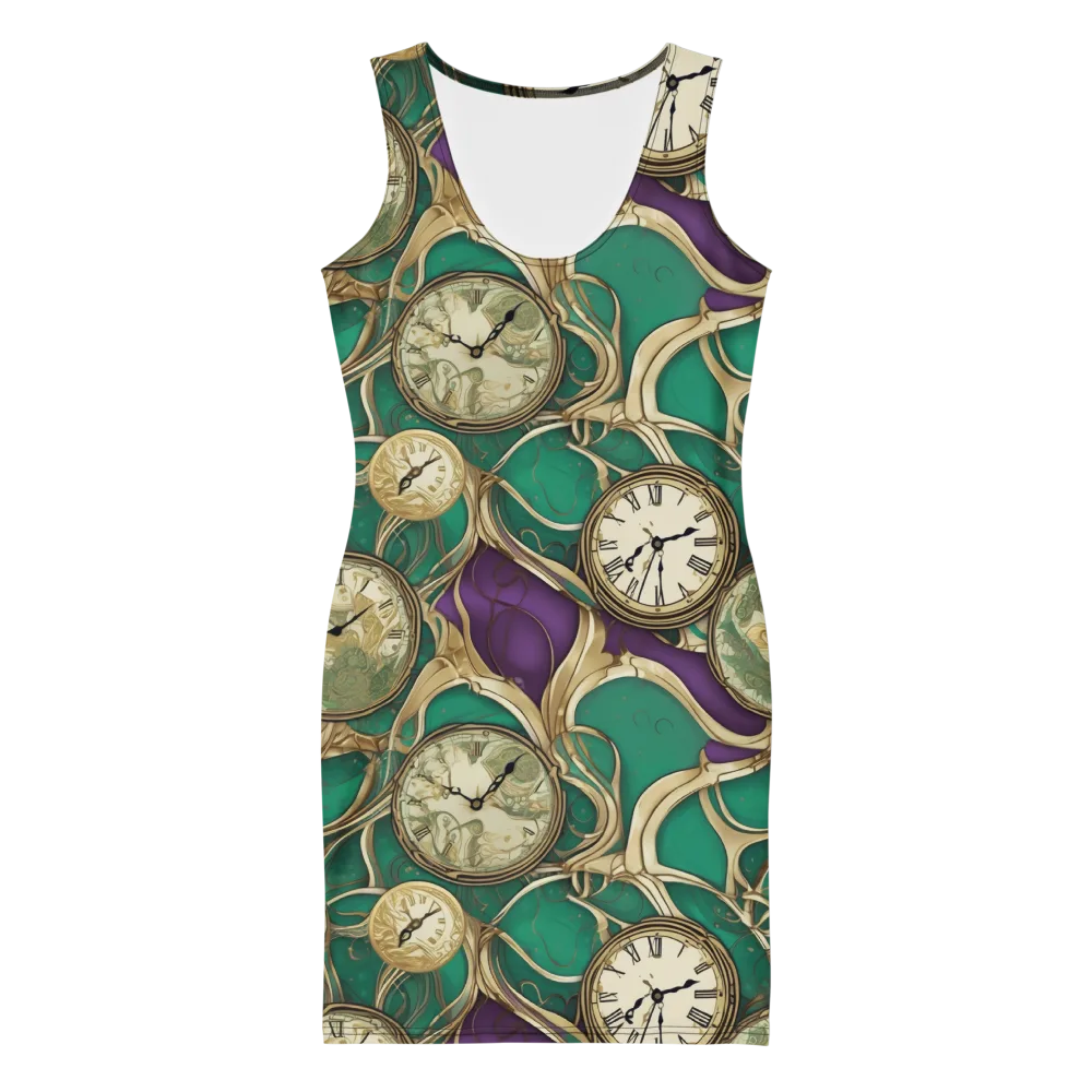 Horological Garden on Bodycon Dress — Front