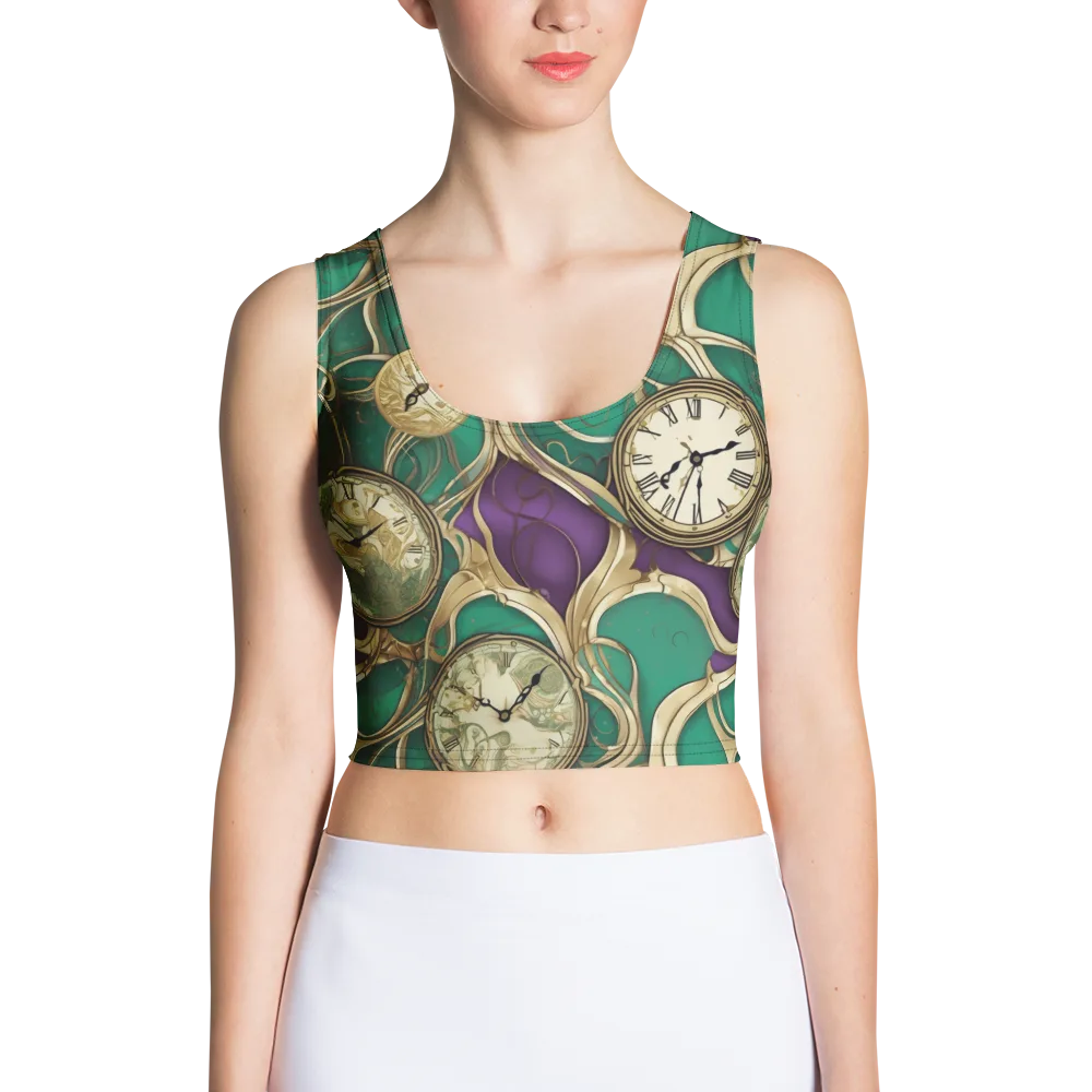 Horological Garden on Crop Top — Front