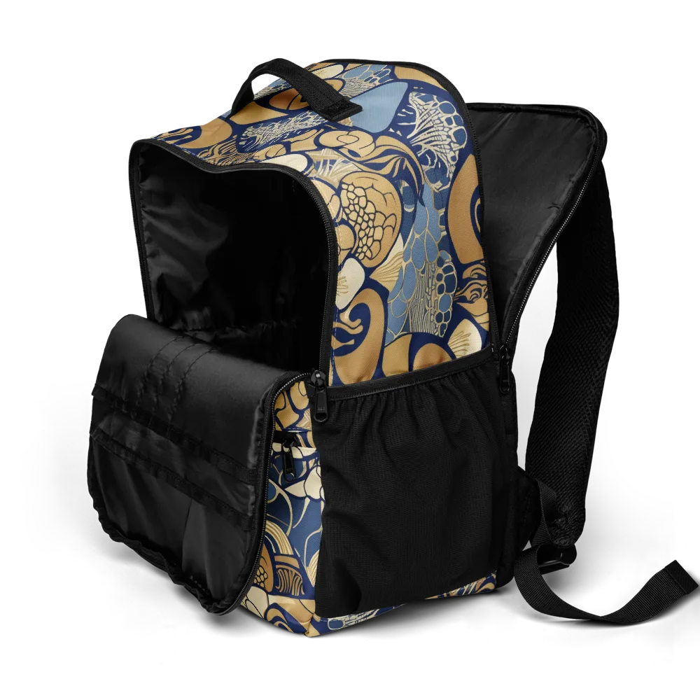 Art Nouveau Reef on Utility Backpack — Product details 2