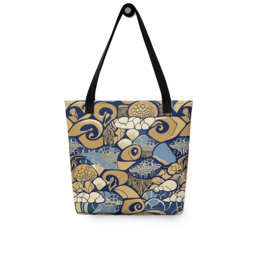 Art Nouveau Reef on a Tote Bag