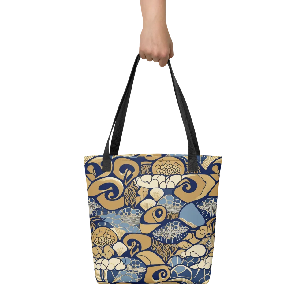 Art Nouveau Reef on Tote Bag — Front