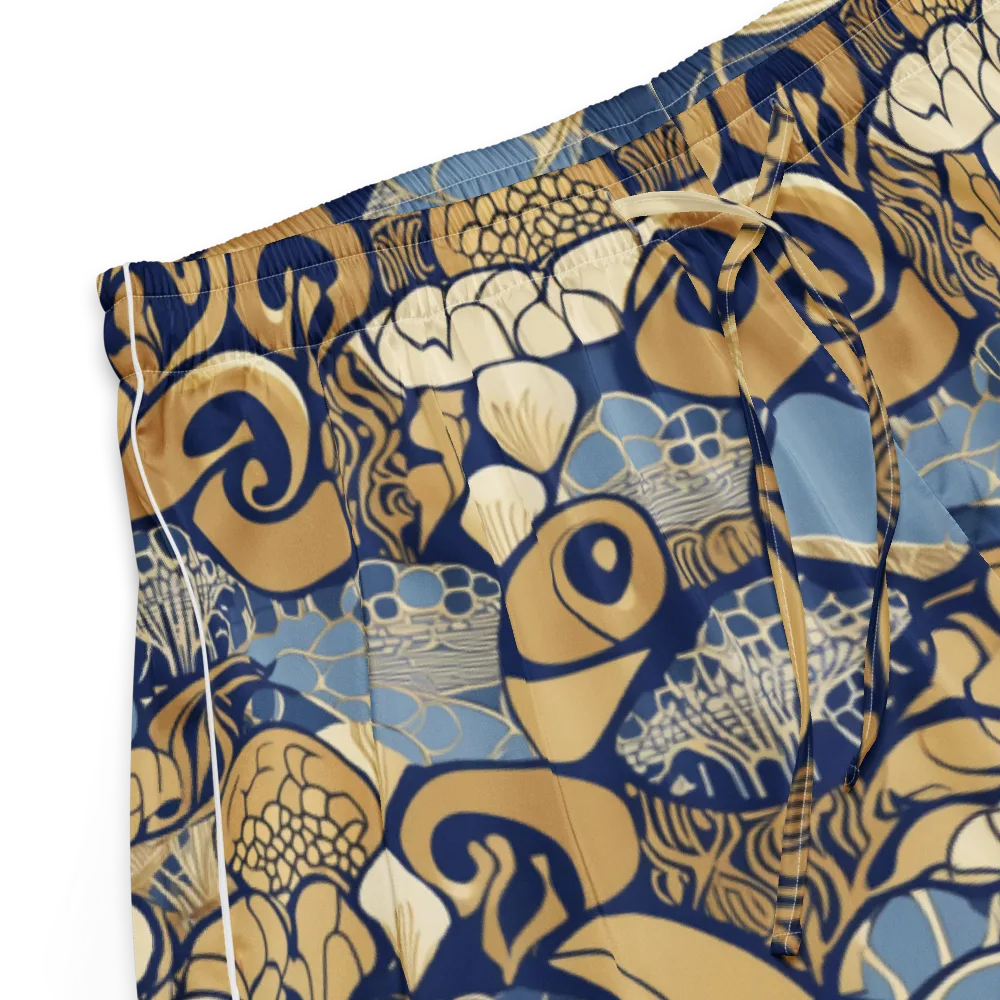 Art Nouveau Reef on Women's Pajama Shorts — Product details