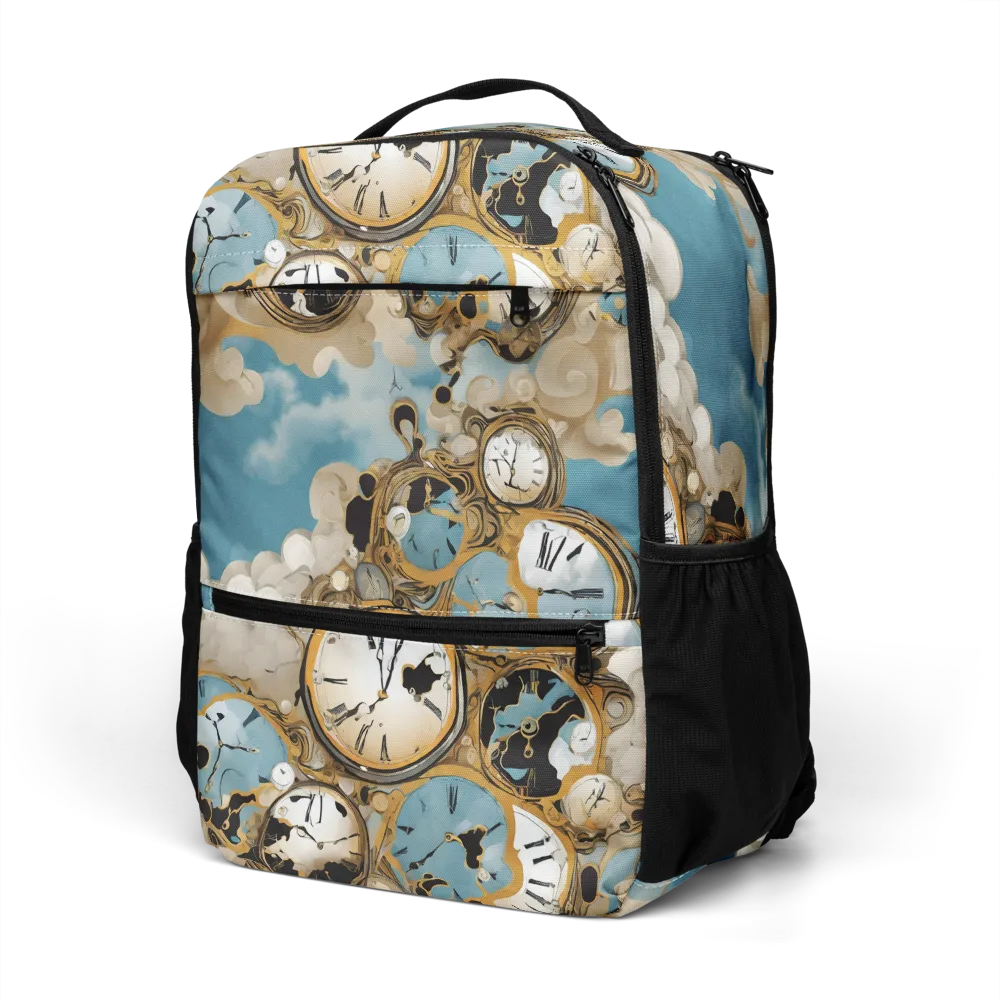 Chronos in the Clouds on Utility Backpack — Left Front