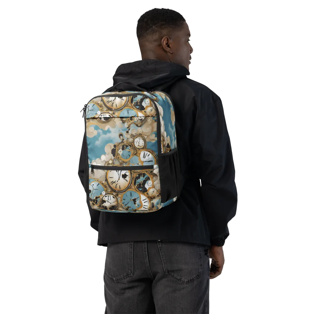 Chronos in the Clouds on Utility Backpack — Back