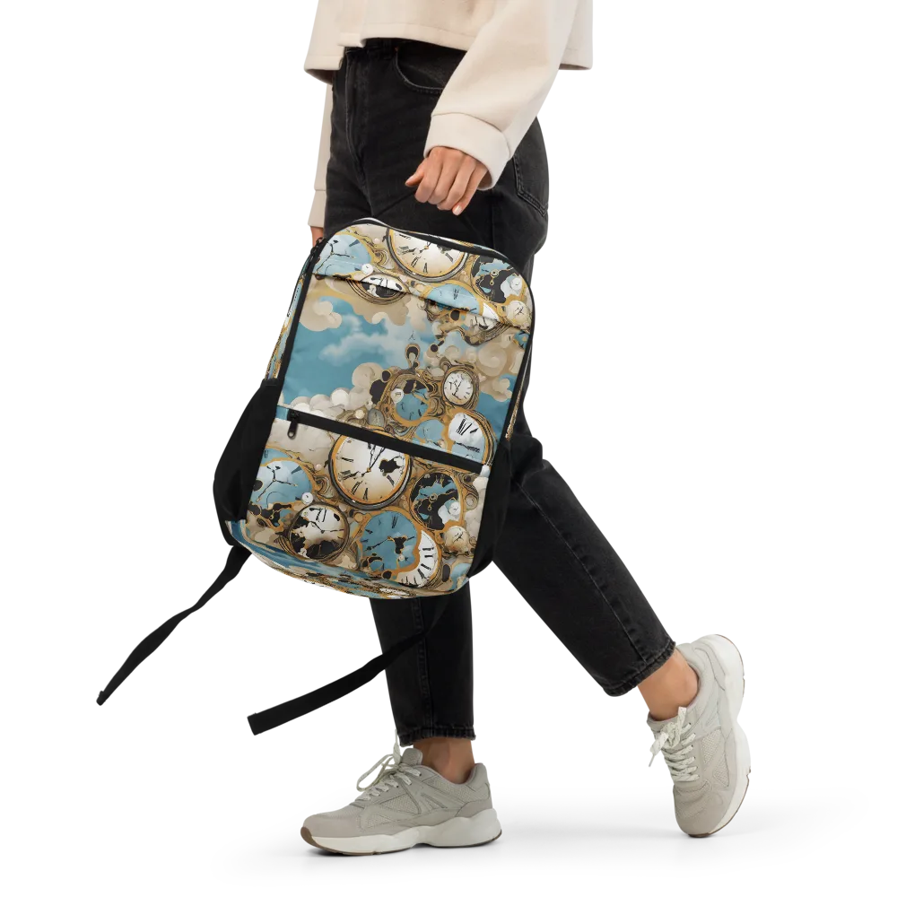 Chronos in the Clouds on Utility Backpack — Front