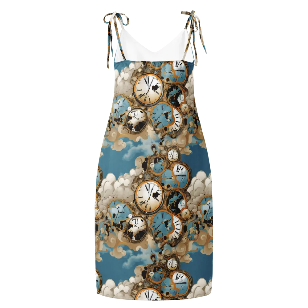 Chronos in the Clouds on Slip Dress — Back