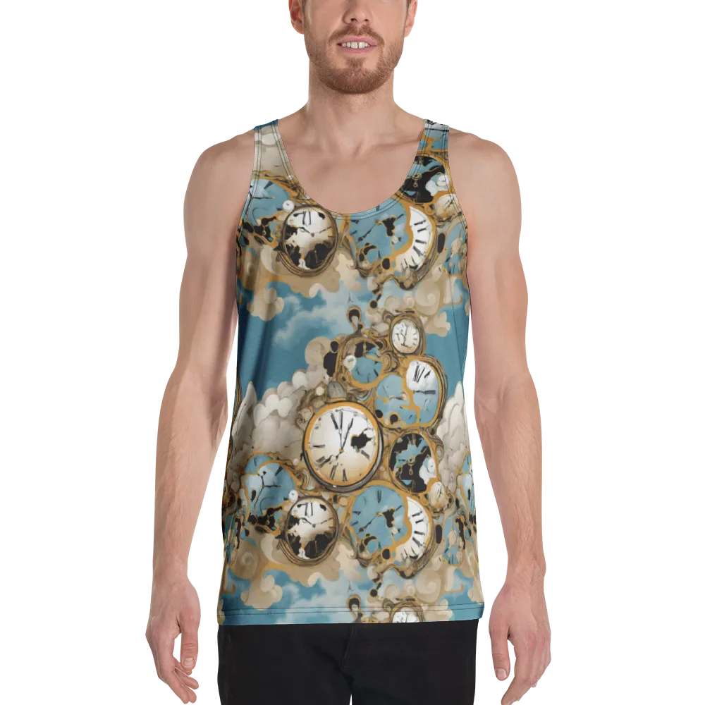 Chronos in the Clouds on Men's Tank Top — Front