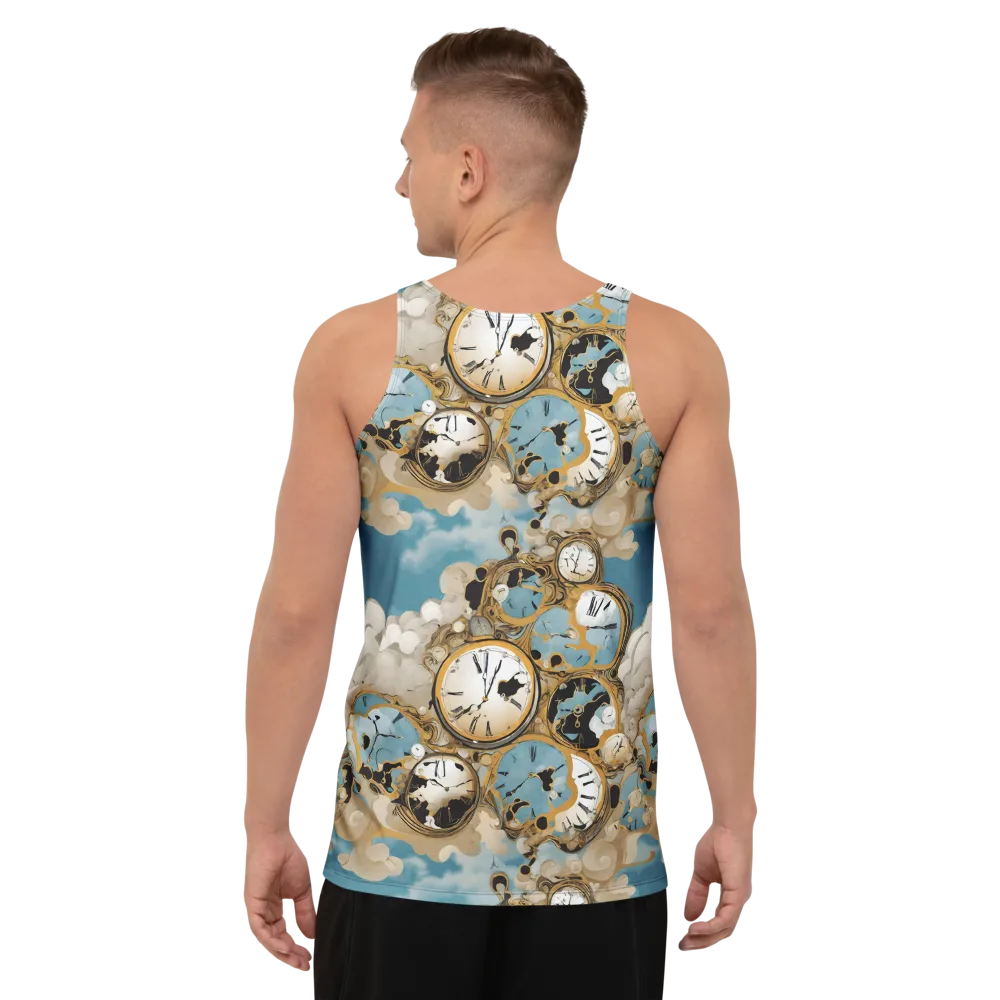 Chronos in the Clouds on Men's Tank Top — Back
