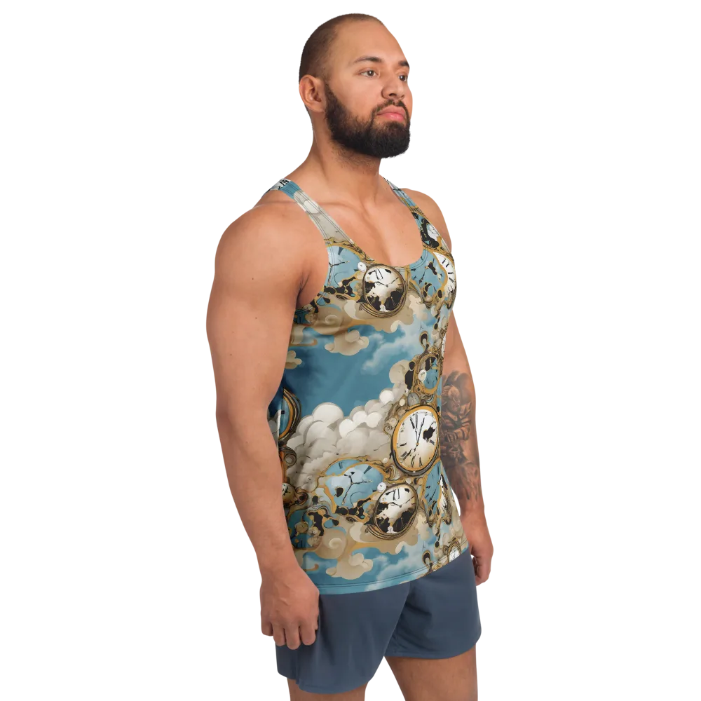 Chronos in the Clouds on Men's Tank Top — Right Front