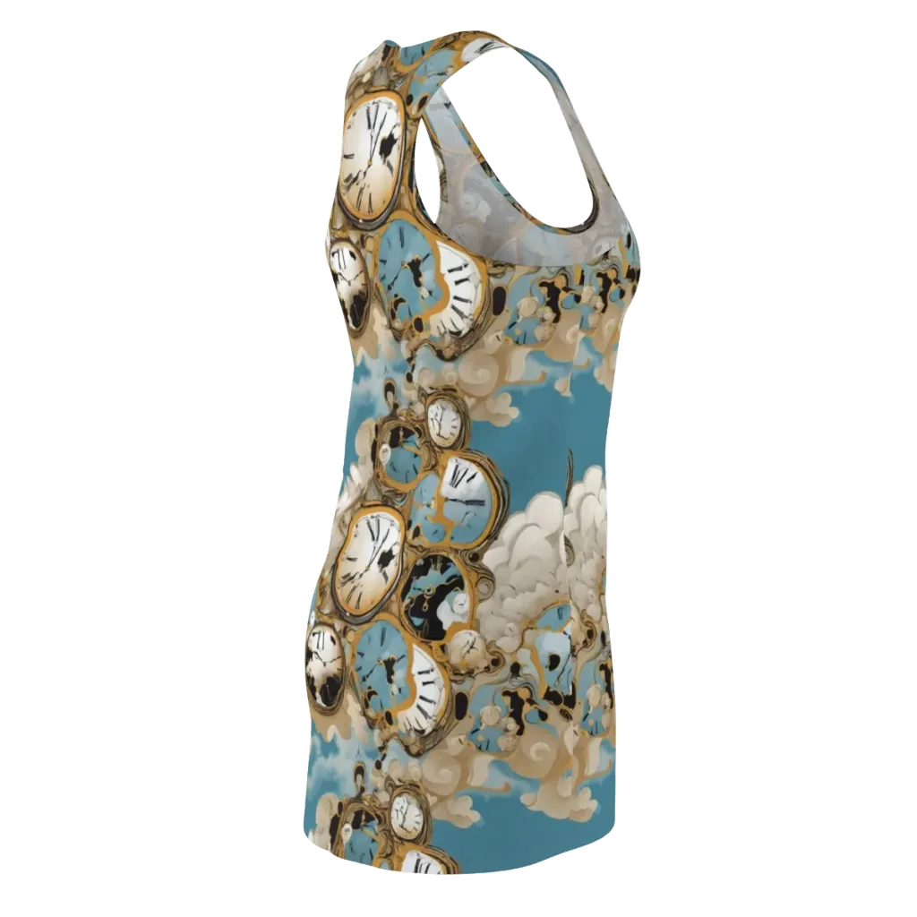 Chronos in the Clouds on Racerback Dress — Back Side