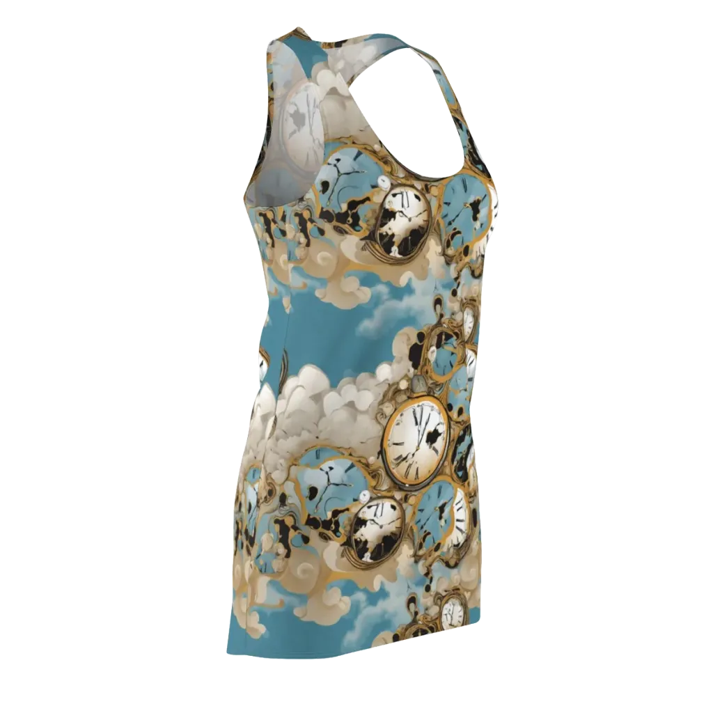 Chronos in the Clouds on Racerback Dress — Front Side