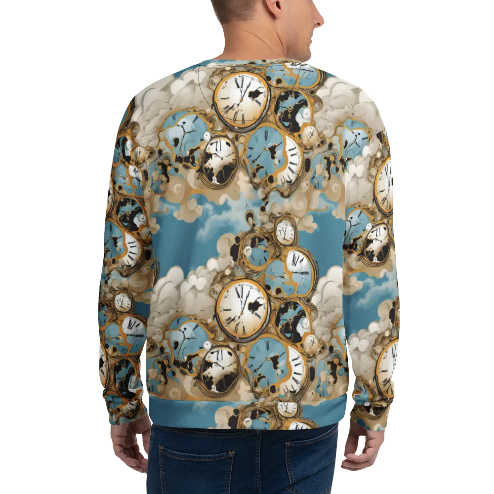 Chronos in the Clouds on Sweatshirt — Back