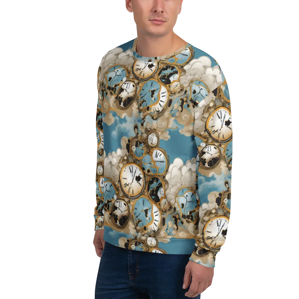 Chronos in the Clouds on Sweatshirt — Left Front