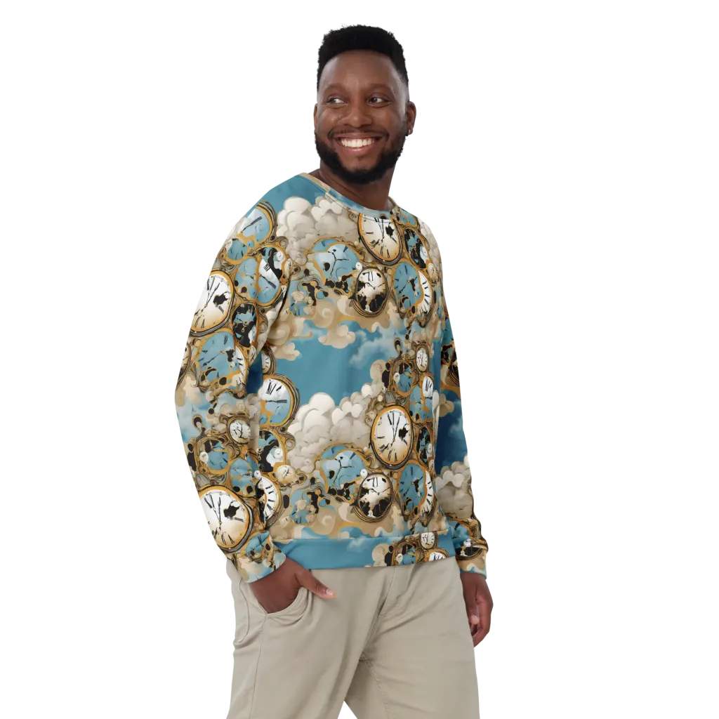 Chronos in the Clouds on Sweatshirt — Front