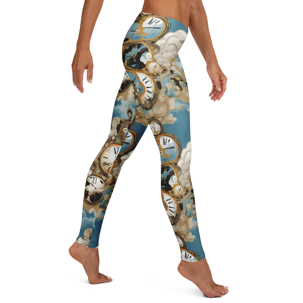 Chronos in the Clouds on Leggings — Right