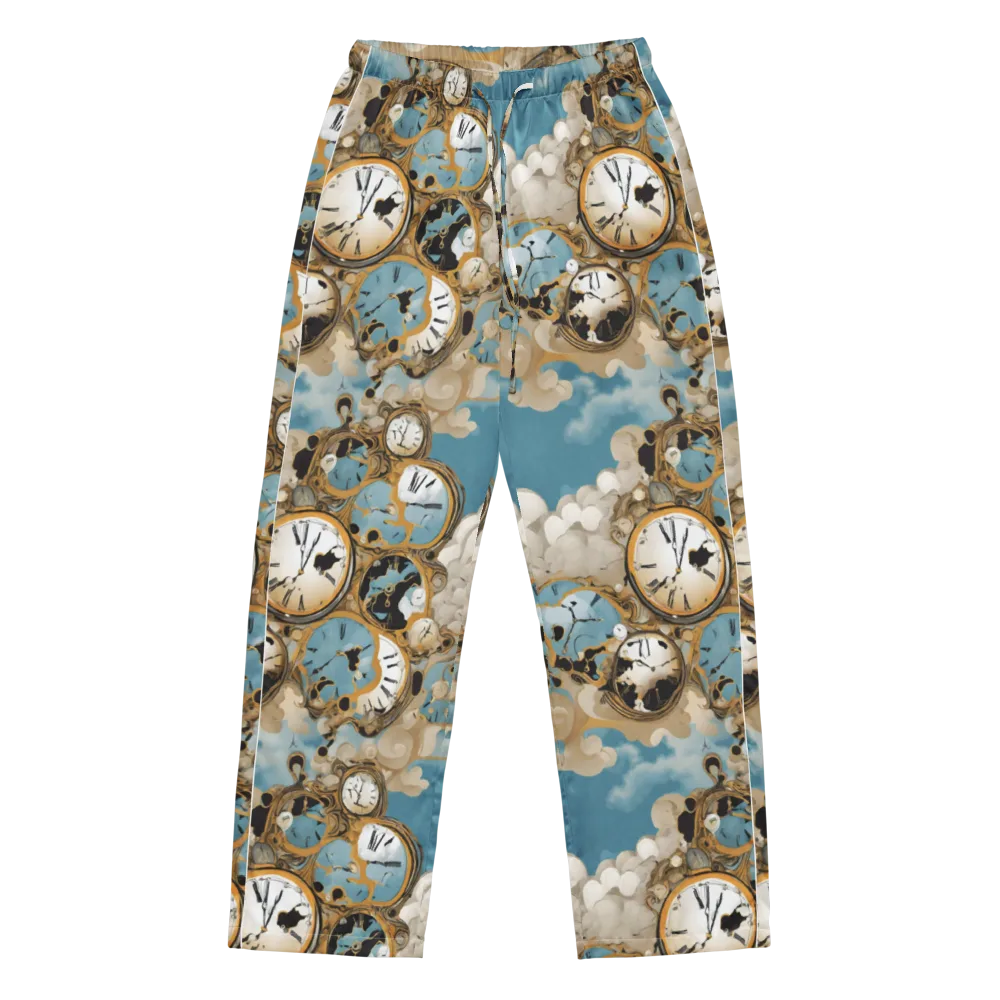 Chronos in the Clouds on Women's Pajama Pants — Front