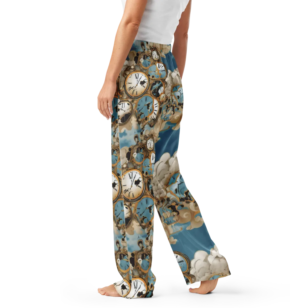 Chronos in the Clouds on Women's Pajama Pants — Left