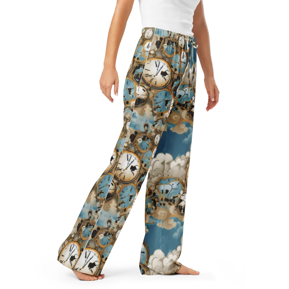 Chronos in the Clouds on Women's Pajama Pants — Right Front