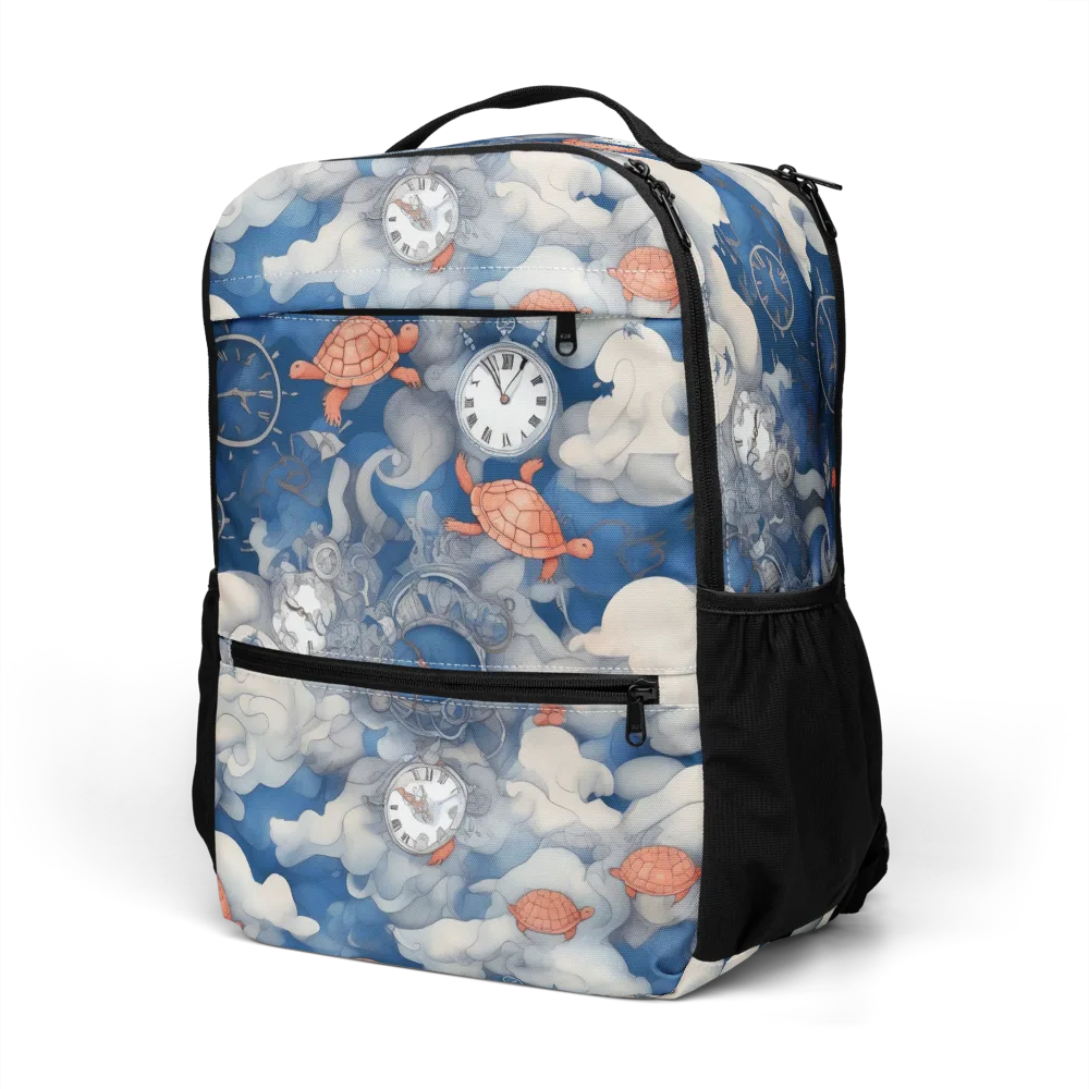 Chronicle of Turtles on Utility Backpack — Left Front