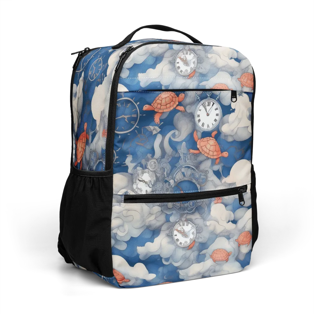 Chronicle of Turtles on Utility Backpack — Right Front