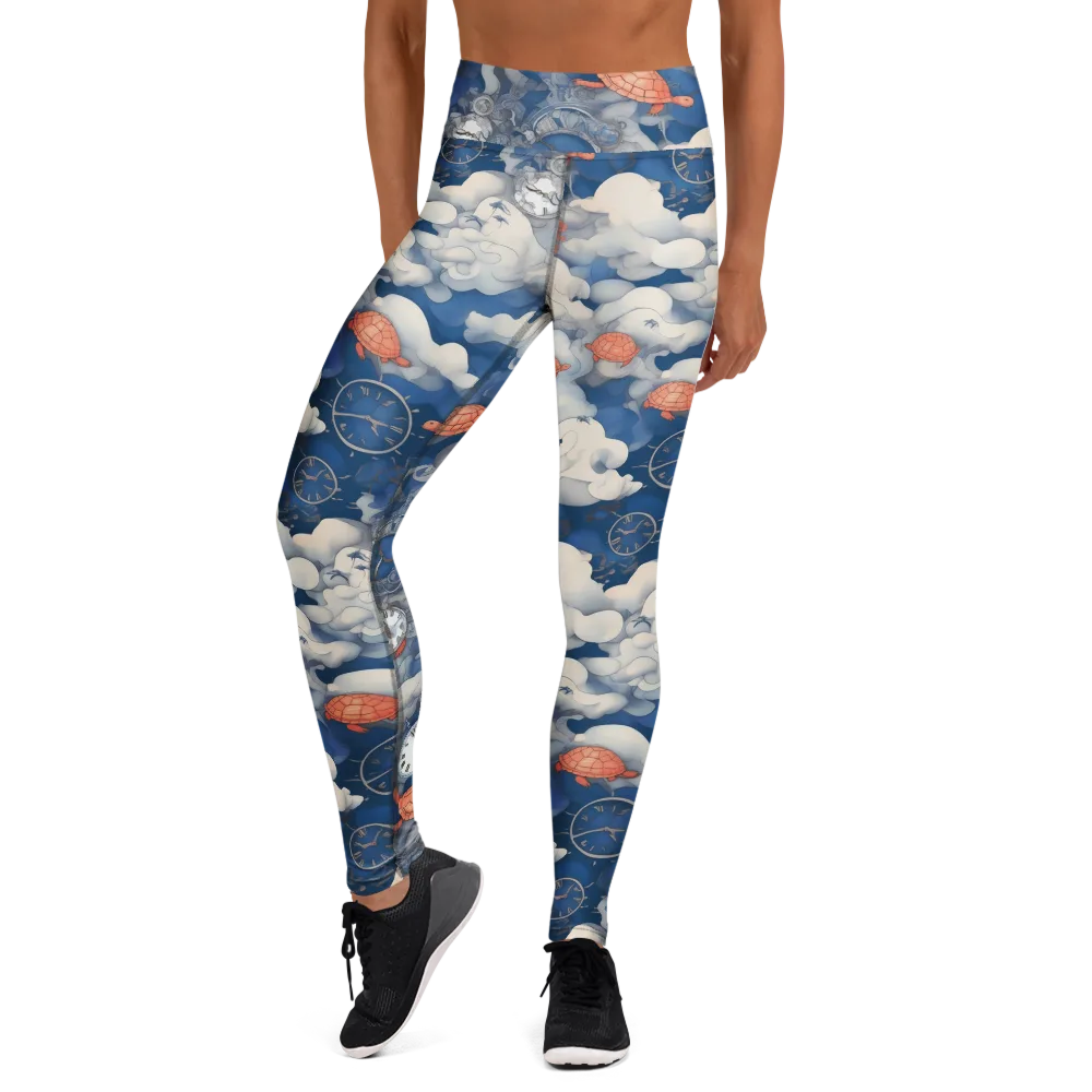Chronicle of Turtles on Yoga Leggings — Front