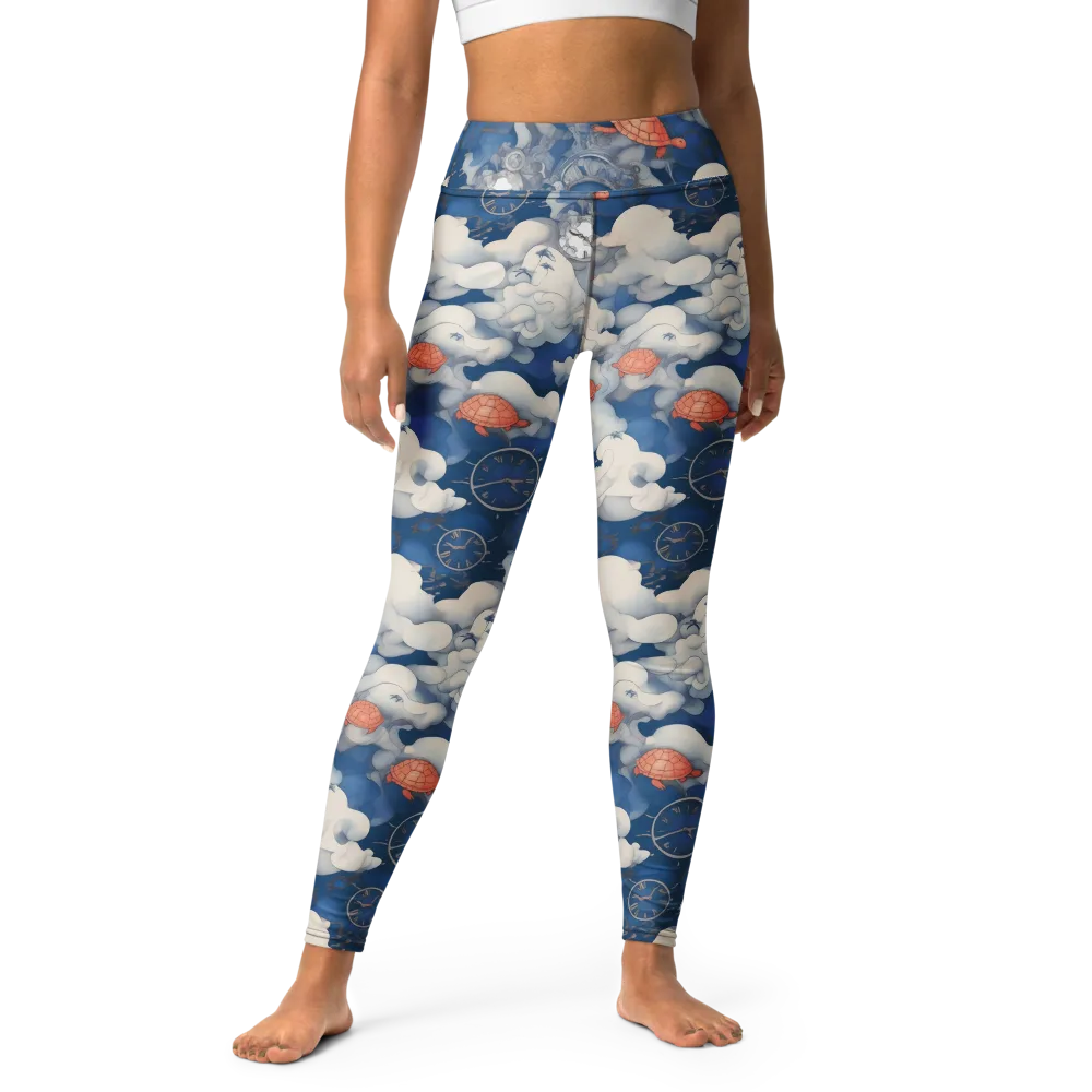 Chronicle of Turtles on Yoga Leggings — Front