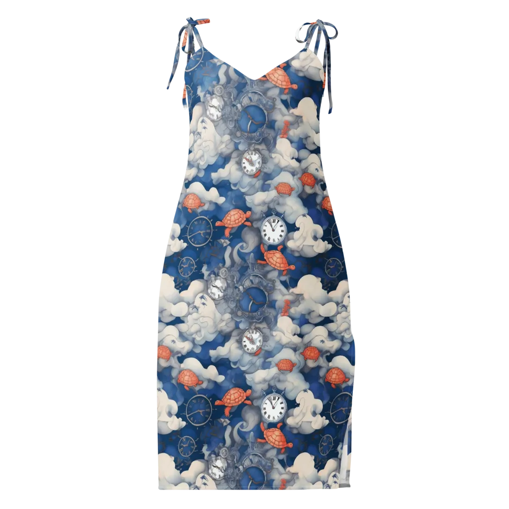 Chronicle of Turtles on Slip Dress — Front
