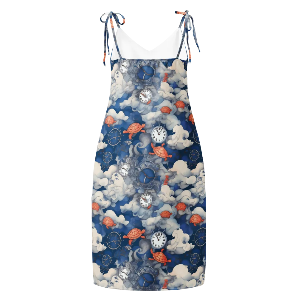Chronicle of Turtles on Slip Dress — Back