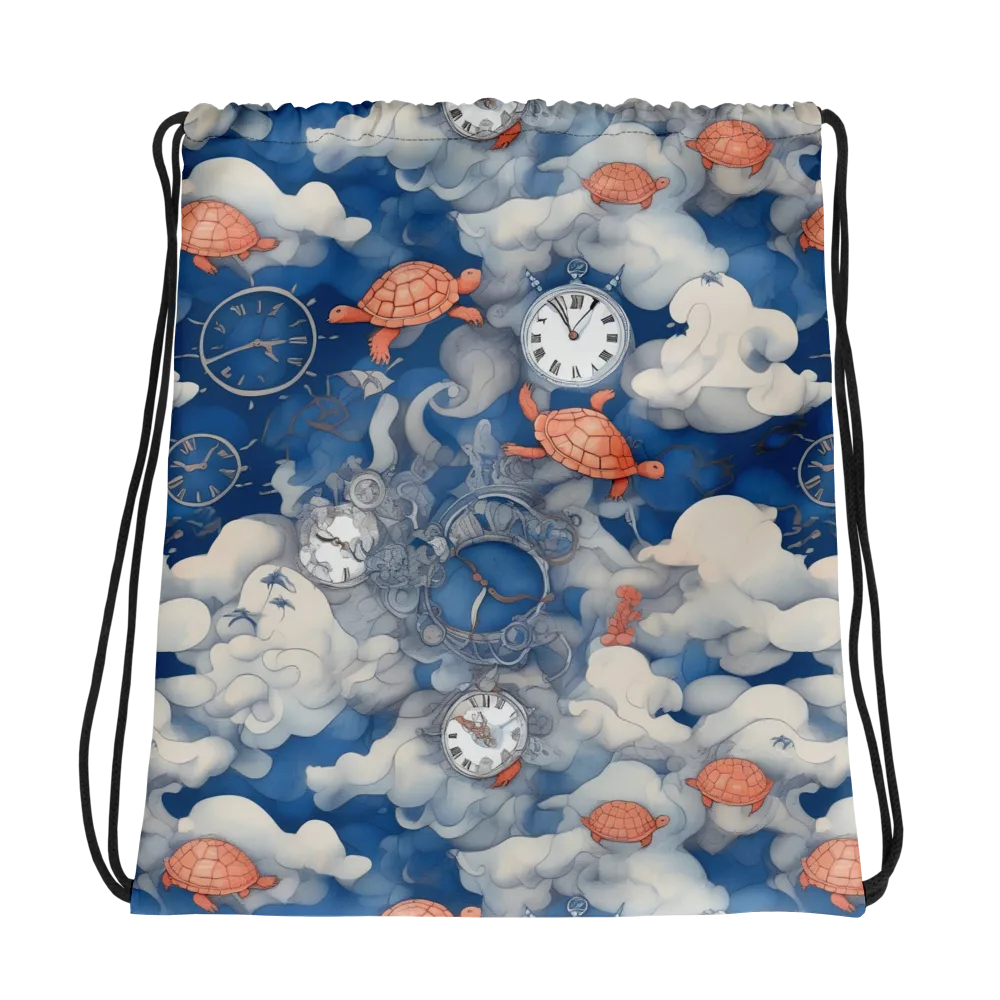 Chronicle of Turtles on Drawstring Bag — Photo