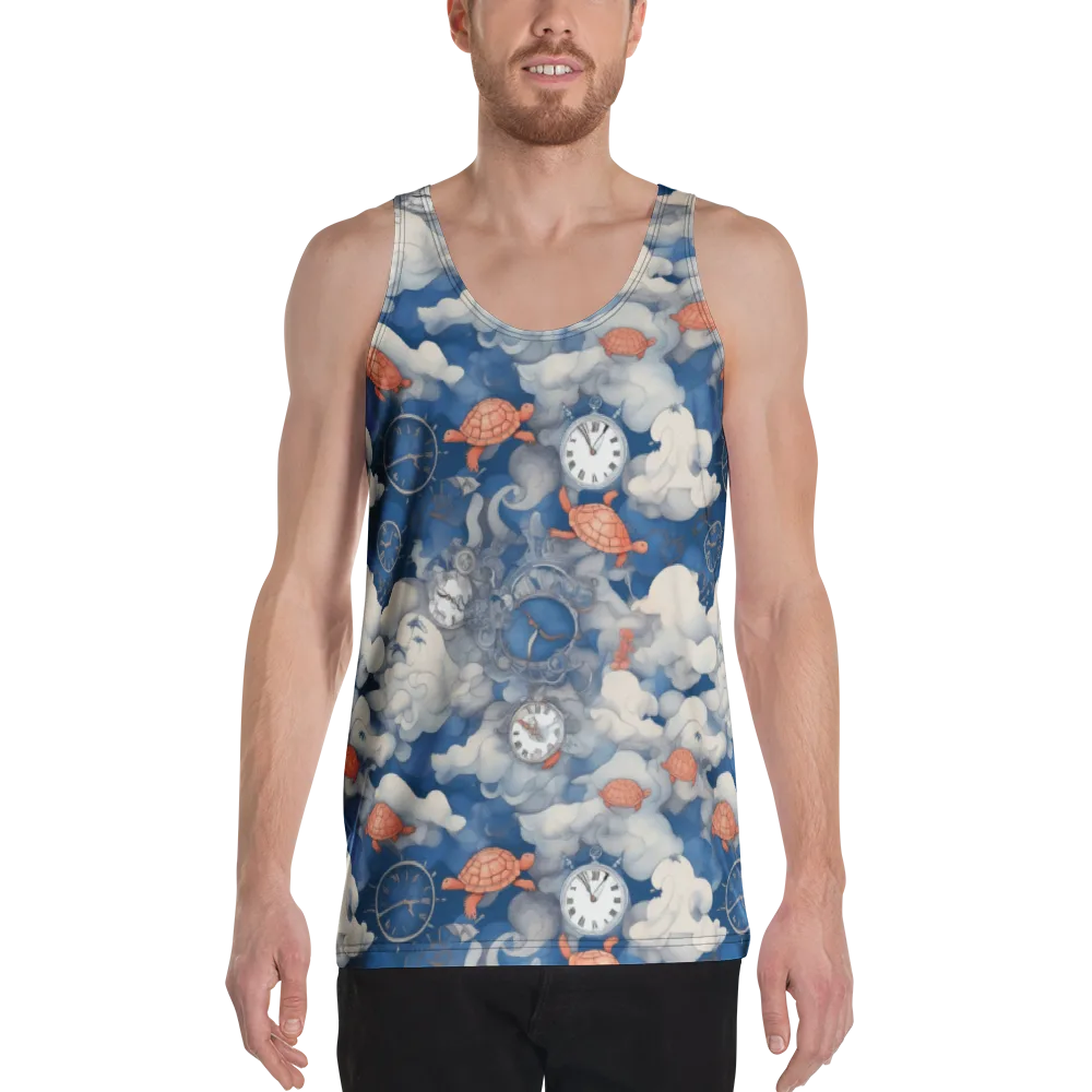 Chronicle of Turtles on Men's Tank Top — Front