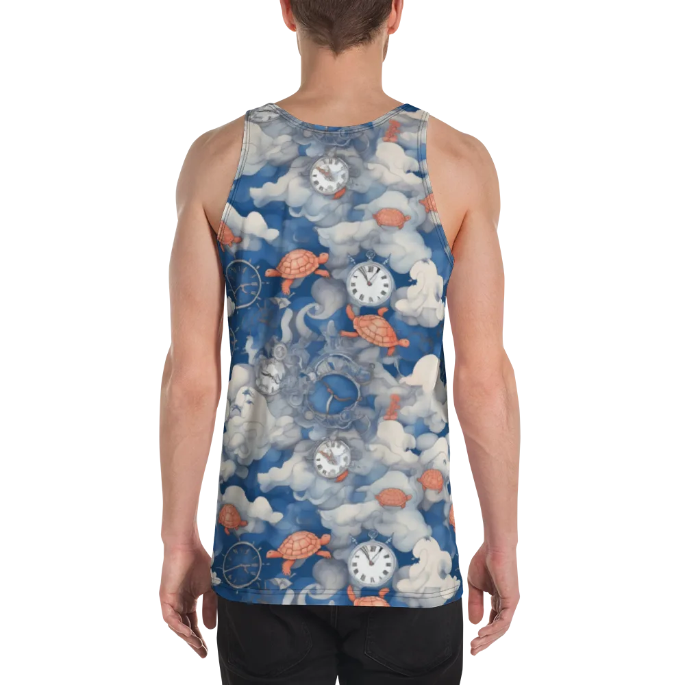 Chronicle of Turtles on Men's Tank Top — Back