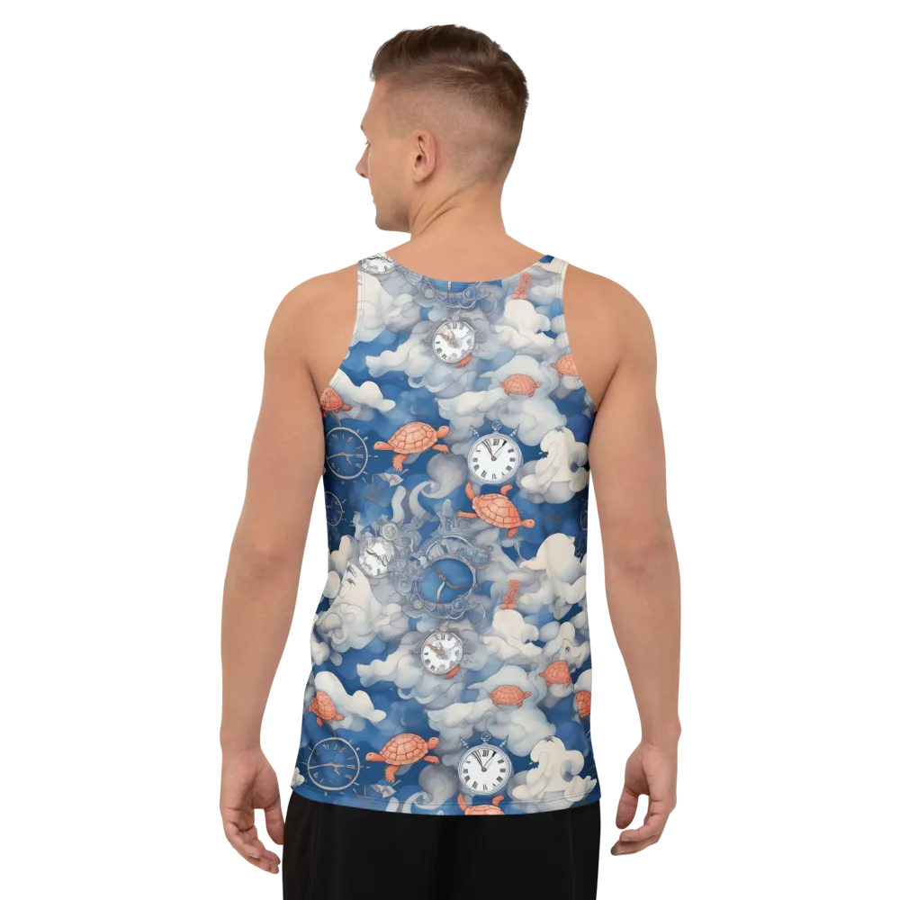 Chronicle of Turtles on Men's Tank Top — Back