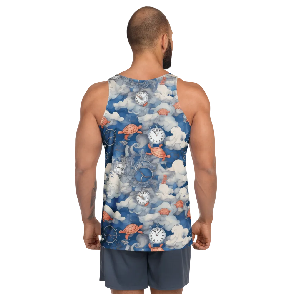 Chronicle of Turtles on Men's Tank Top — Back
