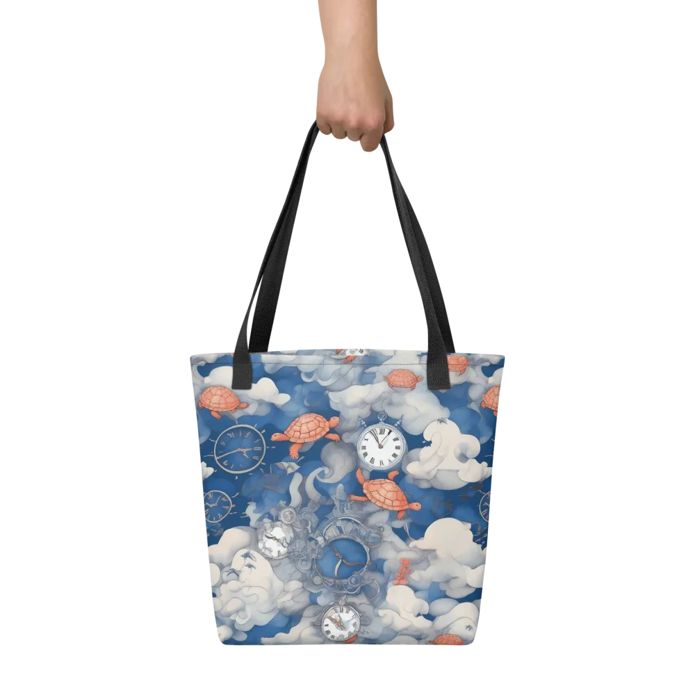Chronicle of Turtles on Tote Bag — Front