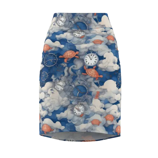 Chronicle of Turtles on a Pencil Skirt