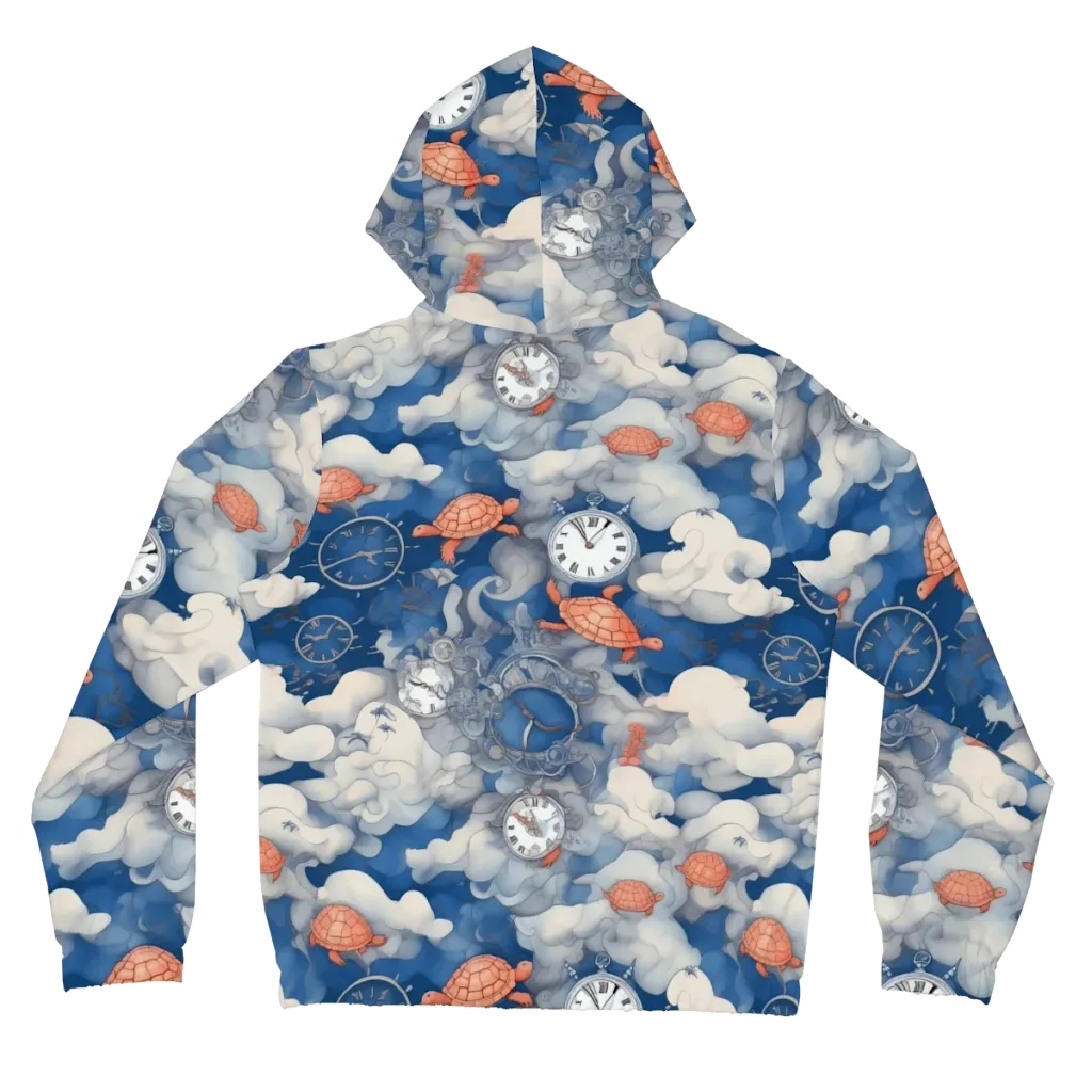 Chronicle of Turtles on Women's Full-Zip Hoodie — Back