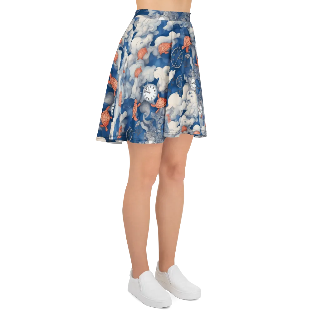 Chronicle of Turtles on Skater Skirt — Right