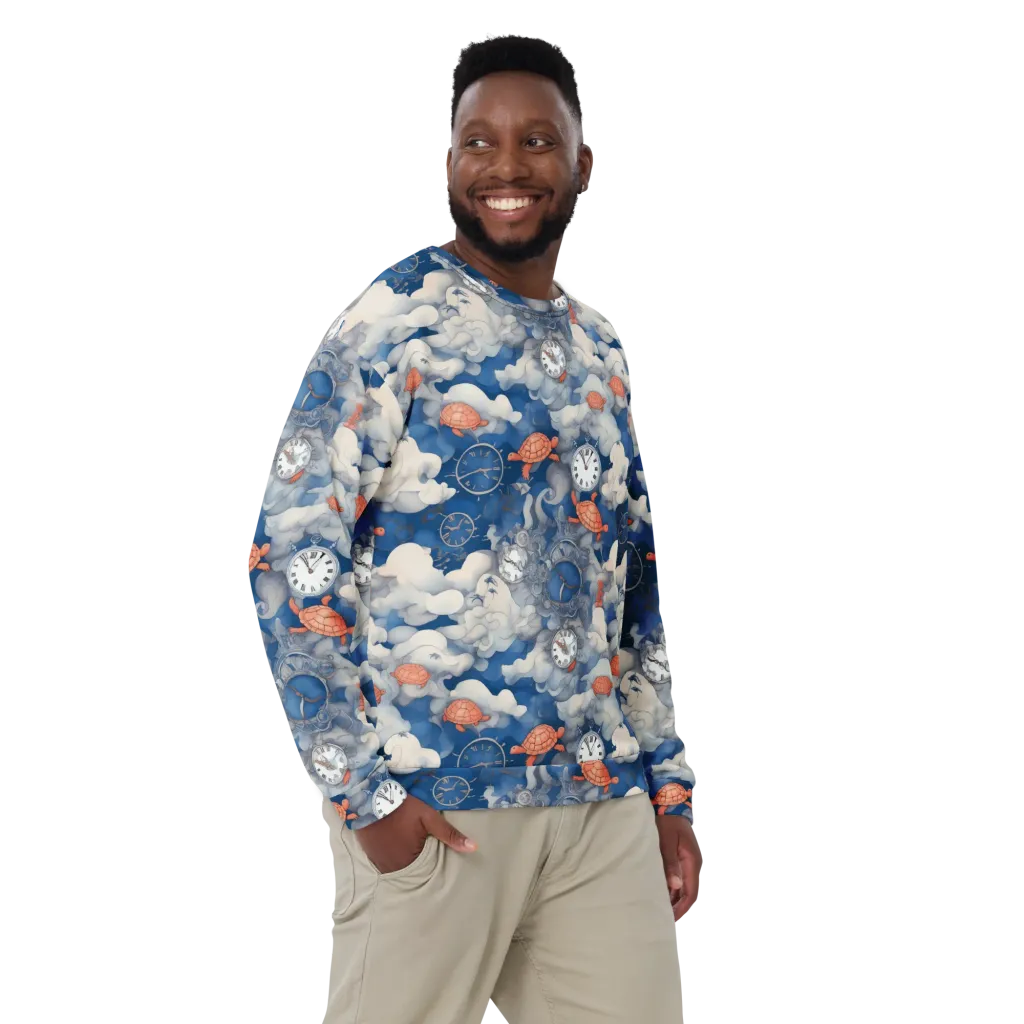 Chronicle of Turtles on Sweatshirt — Front