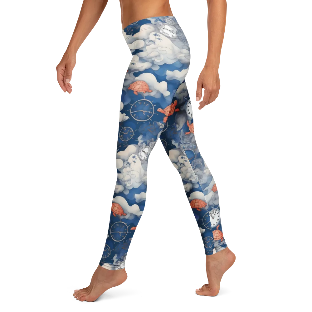 Chronicle of Turtles on Leggings — Left