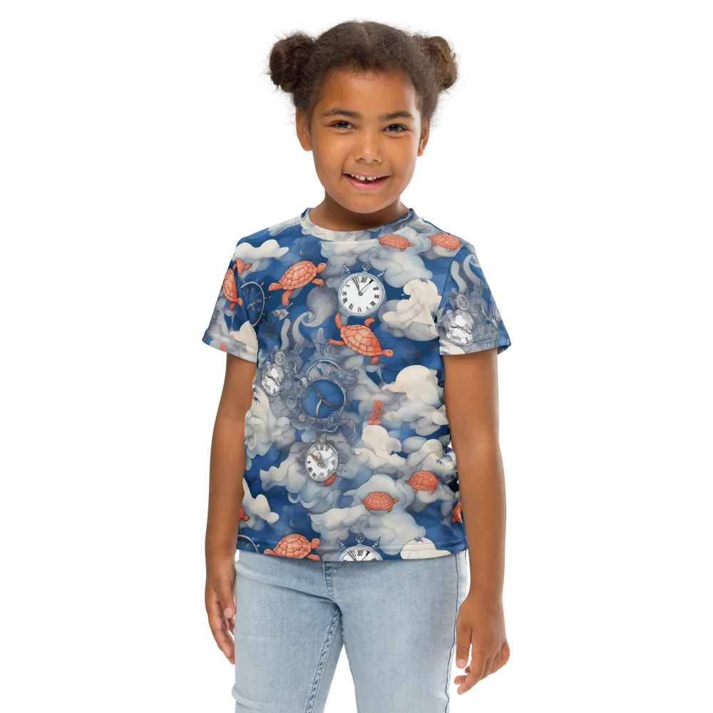 Chronicle of Turtles on Kids Crew Neck T-Shirt — Front