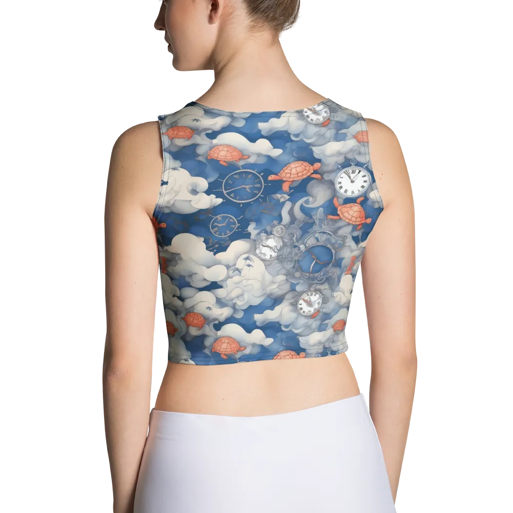 Chronicle of Turtles on Crop Top — Back