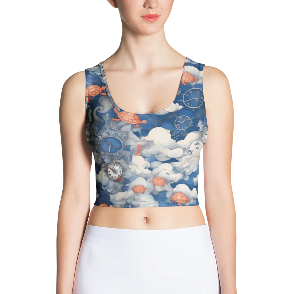 Chronicle of Turtles on Crop Top — Front