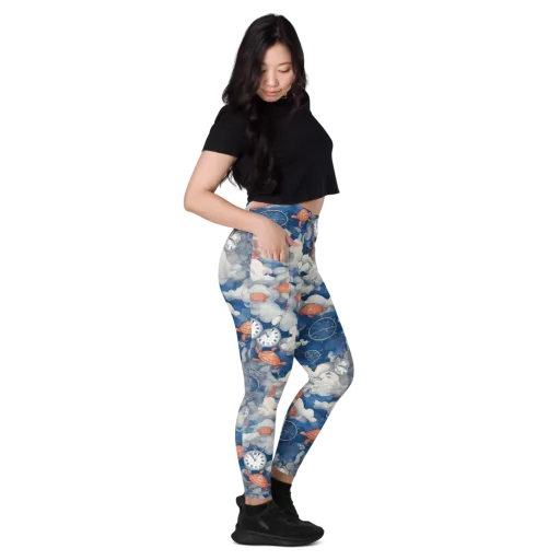Chronicle of Turtles on a Leggings with Pockets