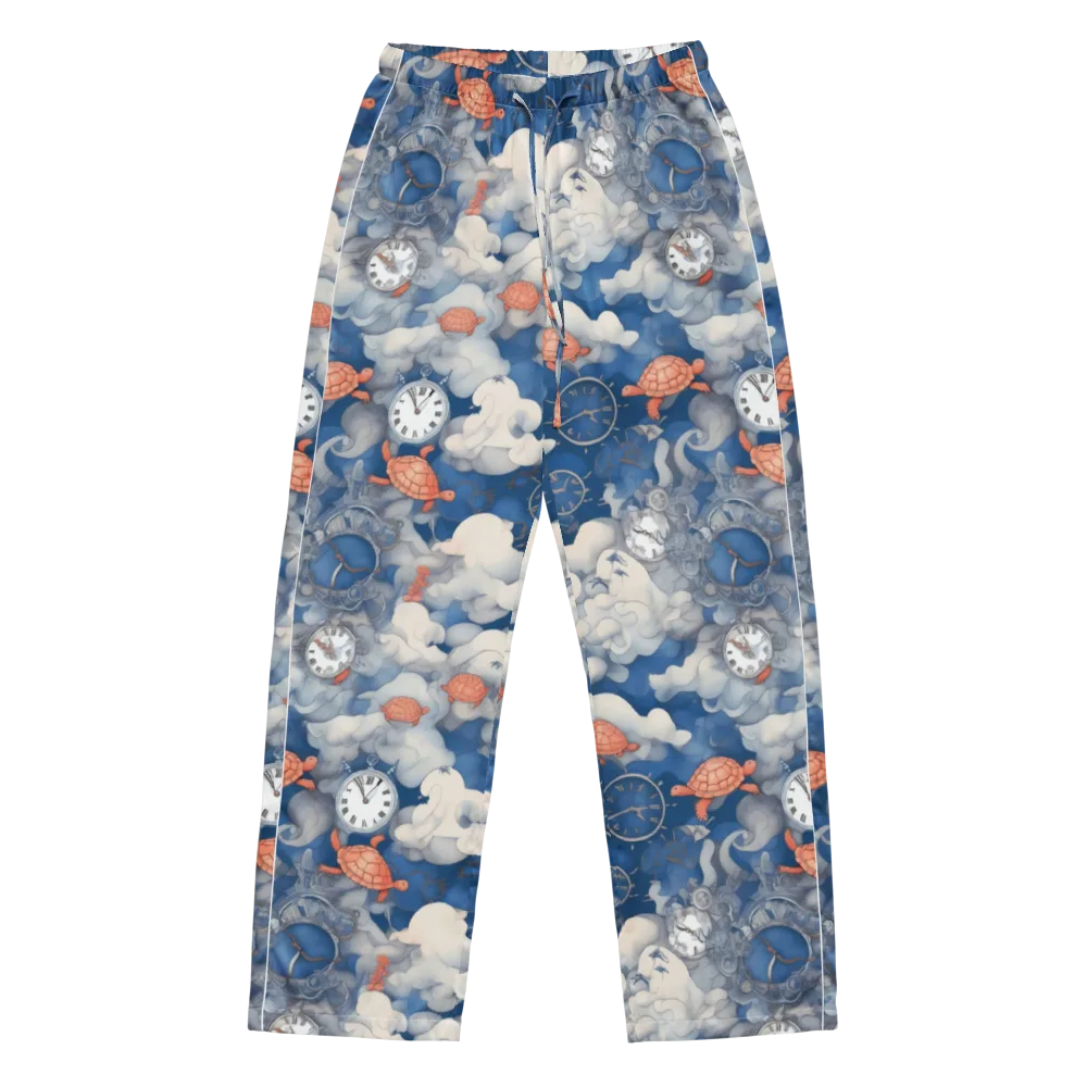 Chronicle of Turtles on Women's Pajama Pants — Front
