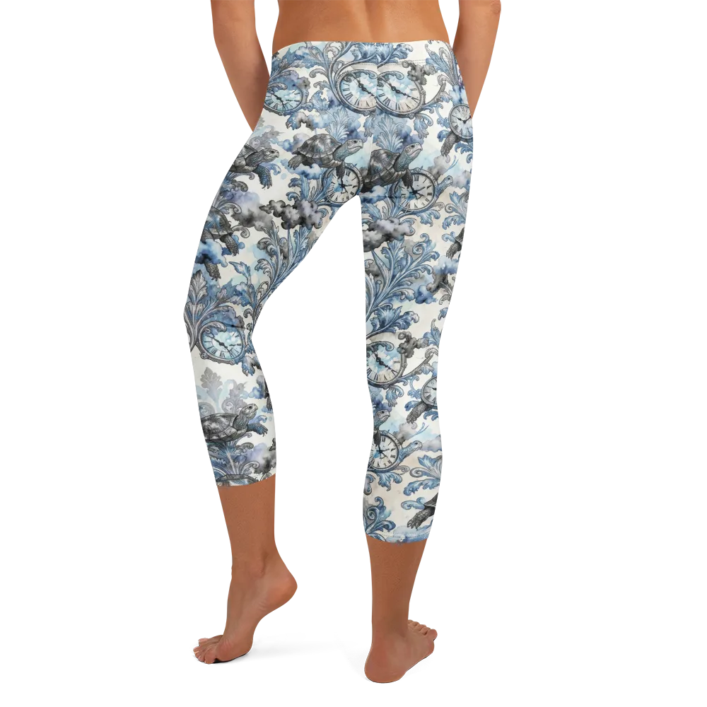 Tortoise Timepiece on Capri Leggings — Back