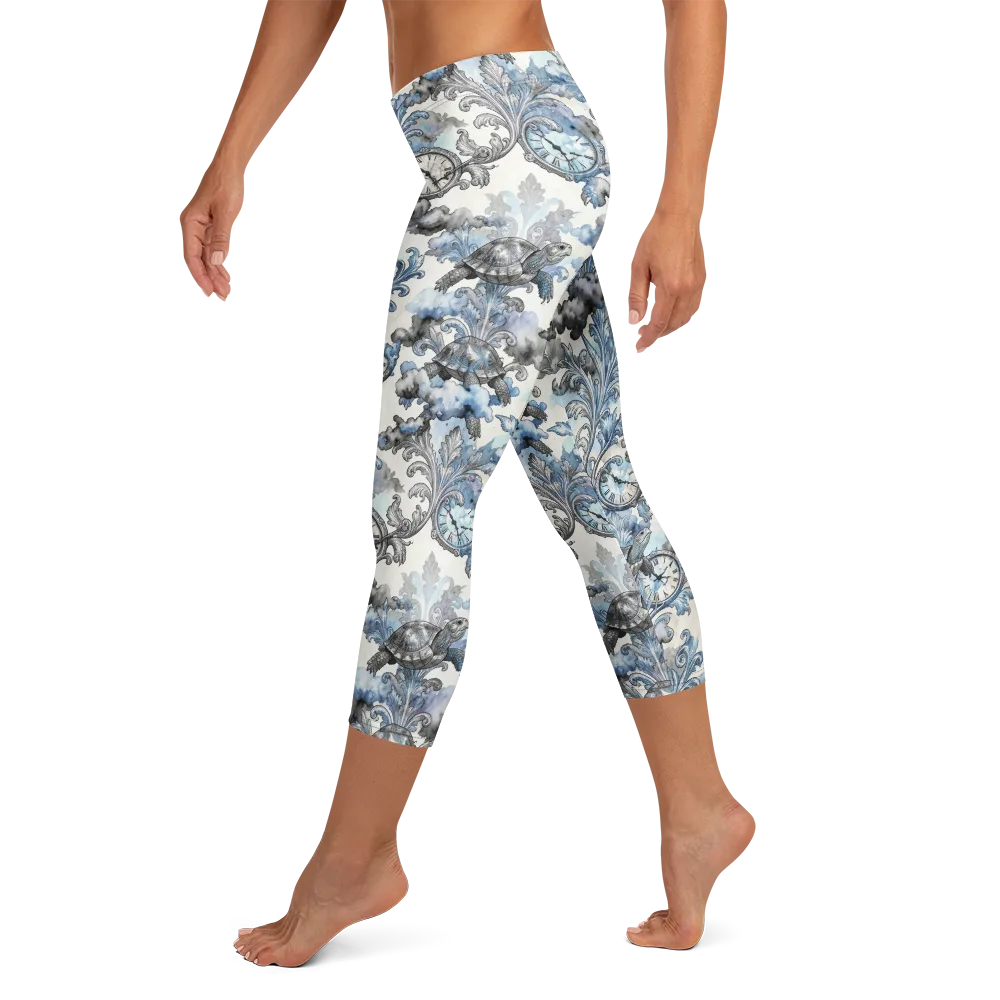 Tortoise Timepiece on Capri Leggings — Left