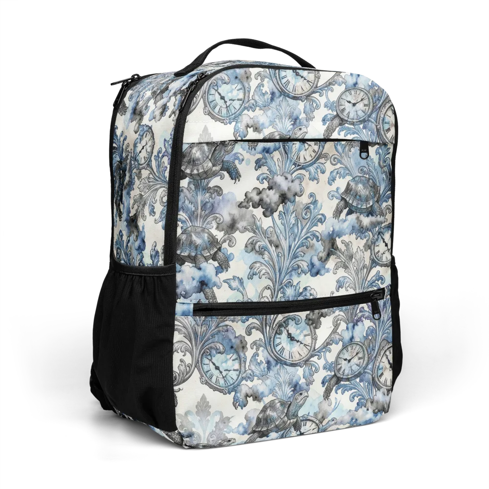 Tortoise Timepiece on Utility Backpack — Right Front
