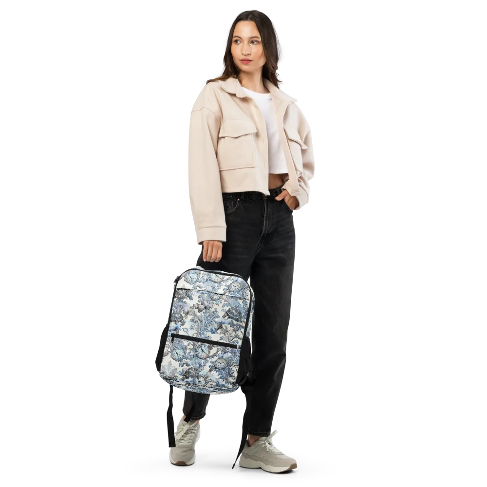 Tortoise Timepiece on Utility Backpack — Front